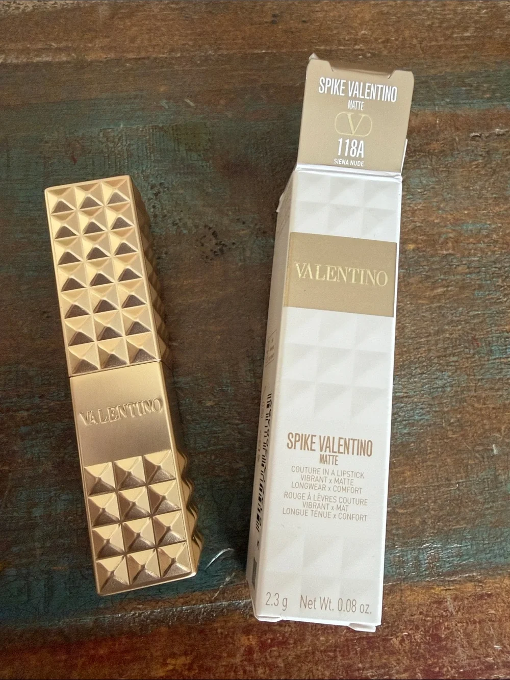 New Valentino Spike Valentino Matte in Siena Nude shade full size